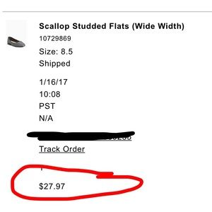 Torrid Studded Flats - Size 8.5 Wide Width